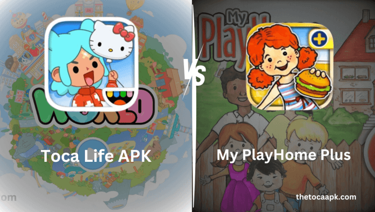 Toca Life APK vs My PlayHome Plus