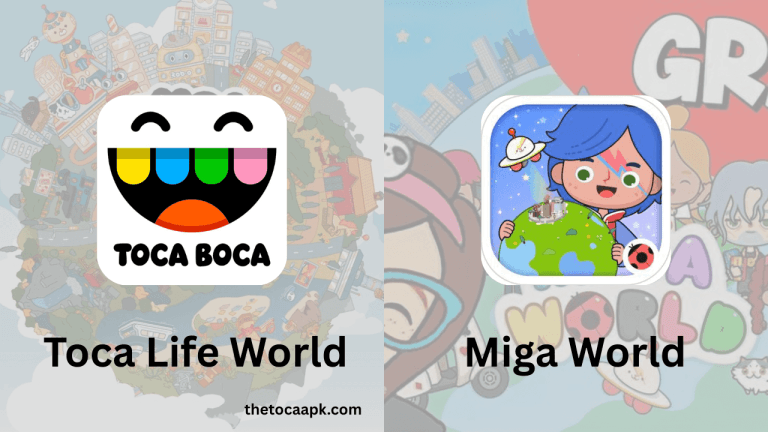 Toca Life World vs Miga World